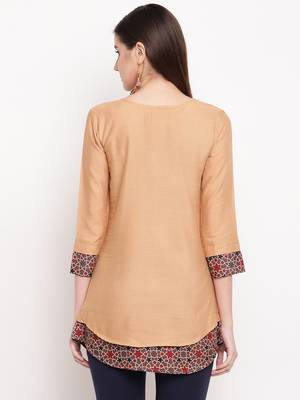 Rayon A-line Stitched kurti 2