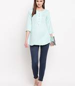 Rayon A-line Stitched kurti