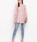 Rayon A-line Stitched kurti