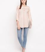 Rayon A-line Stitched kurti