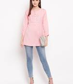 Rayon A-line Stitched kurti