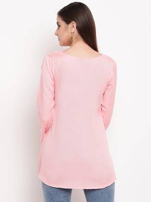 Rayon A-line Stitched kurti 2