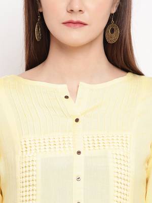 Rayon A-line Stitched kurti 5