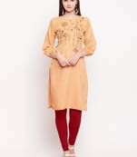 Muslin Straight Stitched kurti