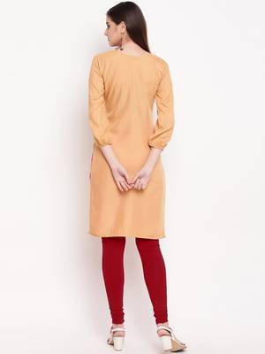 Muslin Straight Stitched kurti 2