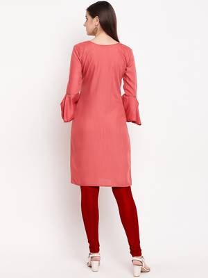 Muslin Straight Stitched kurti 2