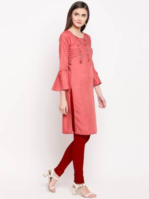Muslin Straight Stitched kurti 4