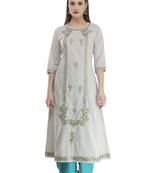 womens cotton Printed Straight Kurta