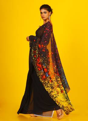 Palette Blended Georgette Digital Printed Saree 2