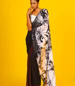 Earthy Oasis Blended Georgette Digital Printed Saree