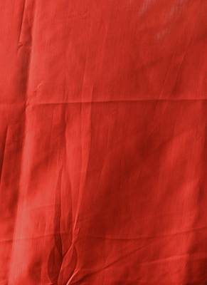 Red & Green Spin Blended Linen Satin Digital Printed Saree 4