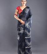 Black Pure Silk Saree