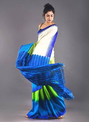 Multi Color Silk Saree 2