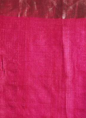 Off White With Multi Color Leaf Tussar Slik Saree With Zari Border 4