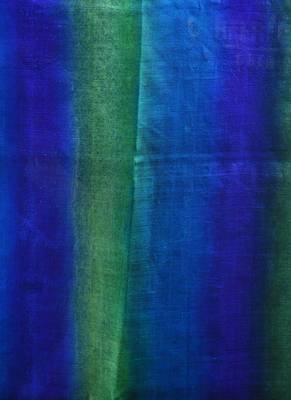 Multi & Blue Color Pure Silk Saree 4