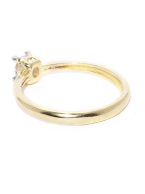 Gold american diamond rings 4
