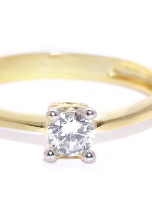 Gold american diamond rings 5