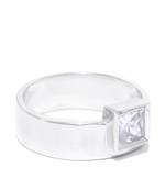 White american diamond rings