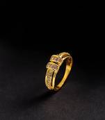 Gold american diamond rings