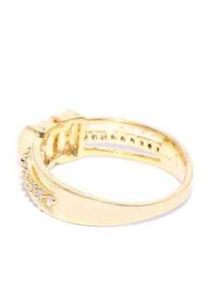 Gold american diamond rings 4