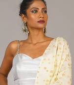 Silver Fringe Lace Blouse