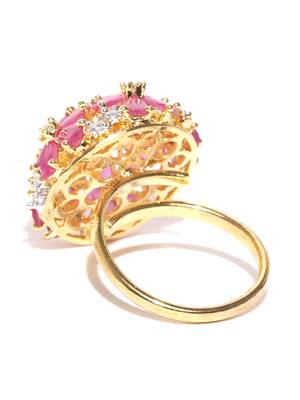 Magenta american diamond rings 4