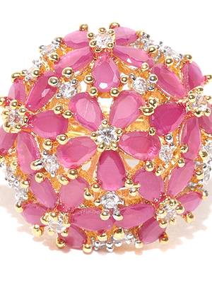 Magenta american diamond rings 5