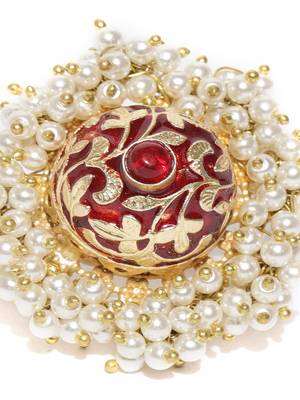 Maroon pearls rings 5