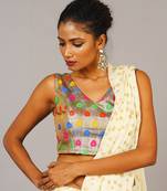 Multi Color Brocade Blouse