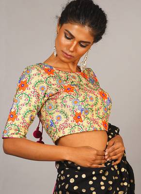 Floral Embroidered Blouse 2