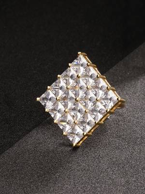 White american diamond rings 1