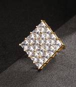 White american diamond rings