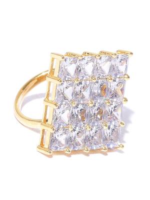 White american diamond rings 3
