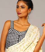 Black & White Checkered Blouse