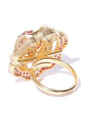Magenta american diamond rings 4