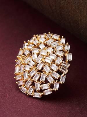 White american diamond rings 1