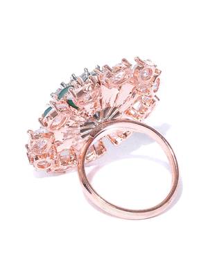 Green american diamond rings 4