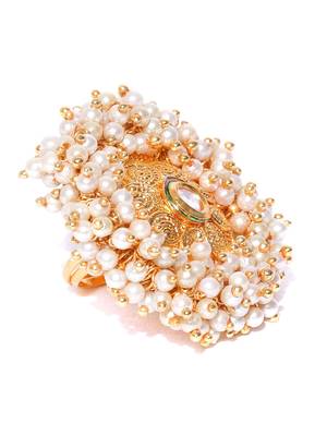 Gold kundan rings 3