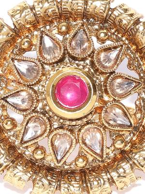 Gold kundan rings 5
