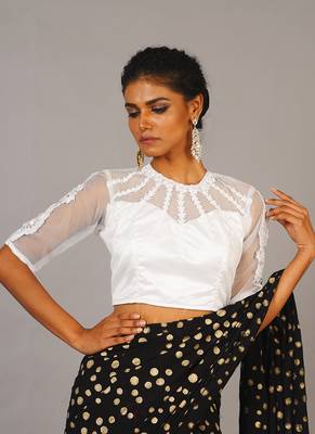 White Lace  Blouse 1