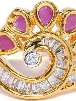 Magenta american diamond rings 5