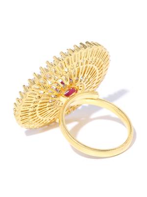 Magenta american diamond rings 4