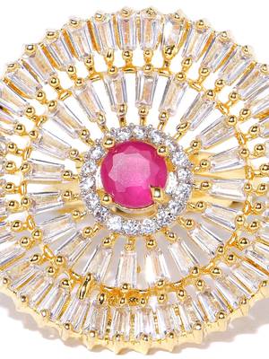 Magenta american diamond rings 5