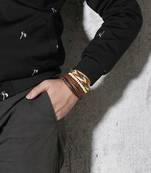 Genuine Leather Bracelet Multi-Color Wraps Casual Skin Friendly Bracelets For Men