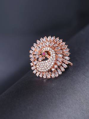 White american diamond rings 1