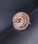 White american diamond rings