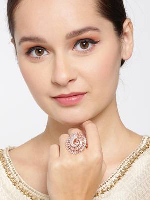 White american diamond rings 2