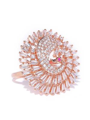 White american diamond rings 3
