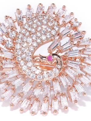 White american diamond rings 5