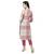 beige Elora Cotton Chex Printed Kurti for Women
